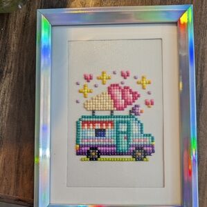 Retro Candy Colored Ice Cream Truck decor